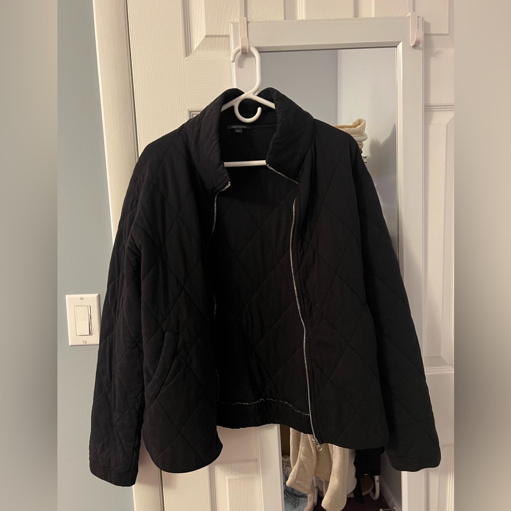 Wild Fable Quilted Zip Up Jacket Size L